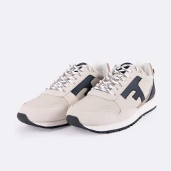 Baskets - Homme*FAGUO Runnings Ecrue & Marine