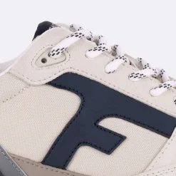 Baskets - Homme*FAGUO Runnings Ecrue & Marine