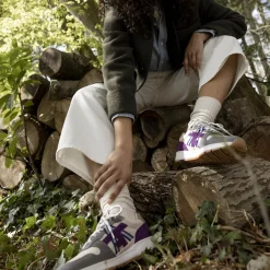 Chaussures*FAGUO Runnings Ecrue & Violet