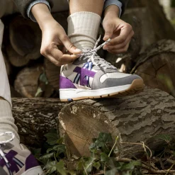 Chaussures*FAGUO Runnings Ecrue & Violet