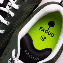 Baskets - Homme*FAGUO Runnings Kaki & Noir Vegan