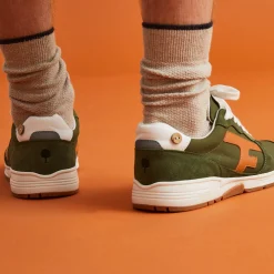 Chaussures*FAGUO Runnings Kaki & Orange