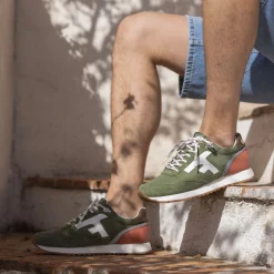 Chaussures*FAGUO Runnings Kaki & Terracotta