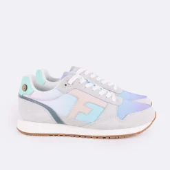 Baskets - Femme*FAGUO Runnings Multicolore & Creme