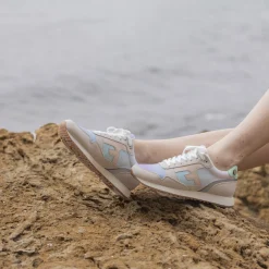 Baskets - Femme*FAGUO Runnings Multicolore & Creme