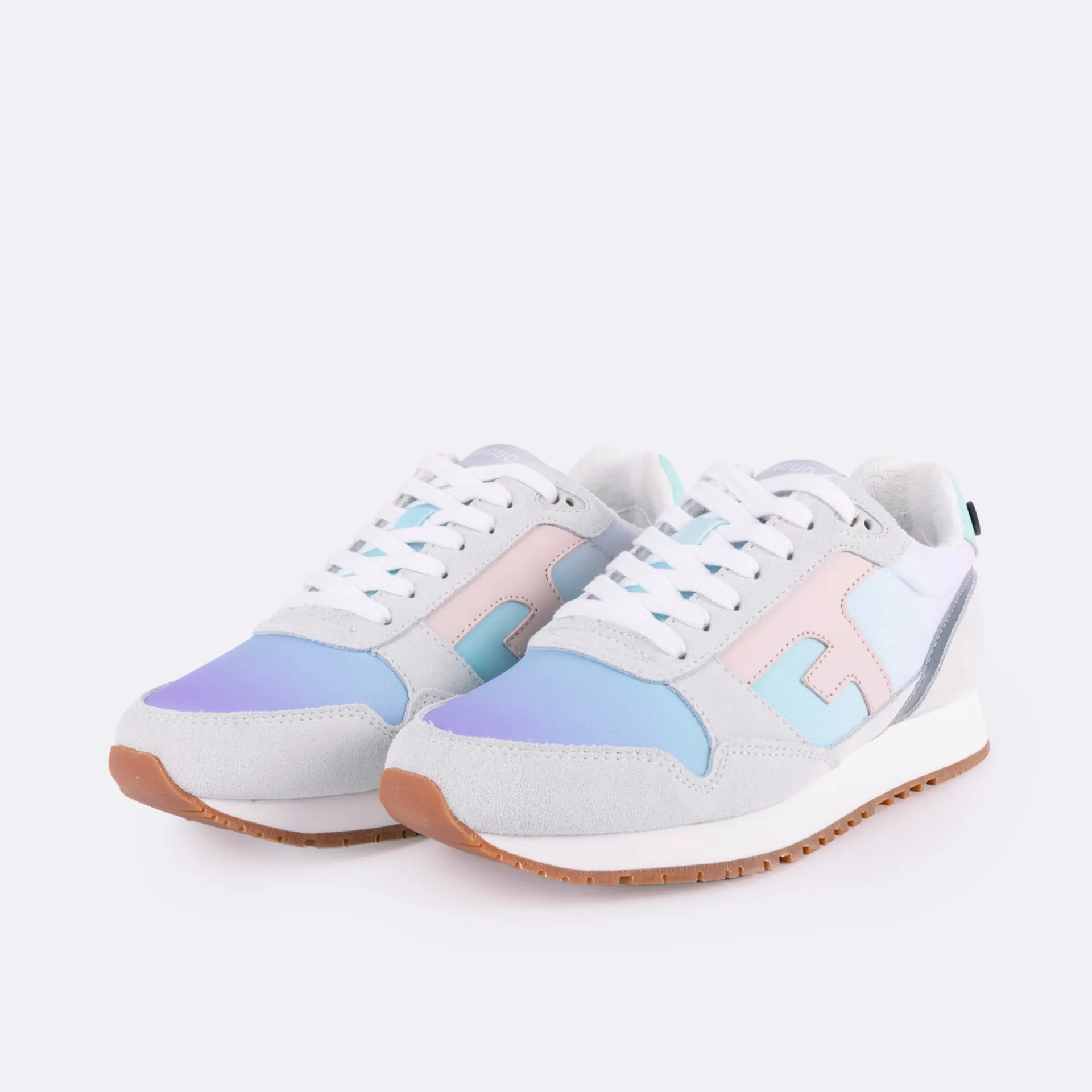 Baskets - Femme*FAGUO Runnings Multicolore & Creme