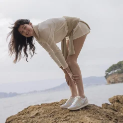 Baskets - Femme*FAGUO Runnings Multicolore & Creme