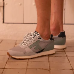 Baskets - Homme*FAGUO Runnings Vert D'Eau & Marine