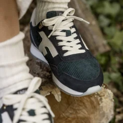 Baskets - Femme*FAGUO Runnings Vert Emeraude & Noir