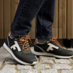 Baskets - Homme*FAGUO Runnings Vert Fonce & Orange