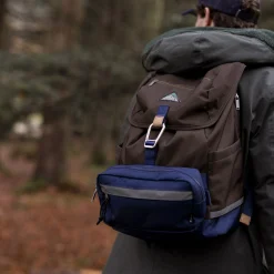 Sacs À Dos*FAGUO Sac A Dos Marron & Bleu