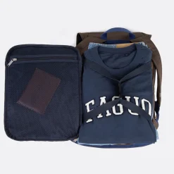 Sacs À Dos*FAGUO Sac A Dos Marron & Bleu