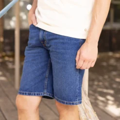 Shorts*FAGUO Short En Jean Medium Blue