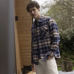 Chemises*FAGUO Surchemise Bleue & Bordeaux