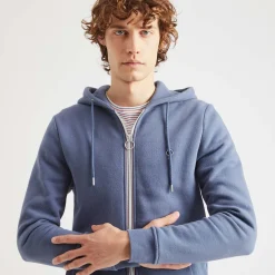 Sweatshirts*FAGUO Sweat A Capuche Bleu