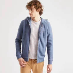 Sweatshirts*FAGUO Sweat A Capuche Bleu