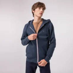 Sweatshirts*FAGUO Sweat A Capuche Bleu Marine