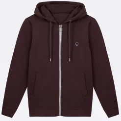 Sweats À Capuche*FAGUO Sweat A Capuche Bordeaux Fonce