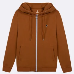 Vêtements*FAGUO Sweat A Capuche Camel