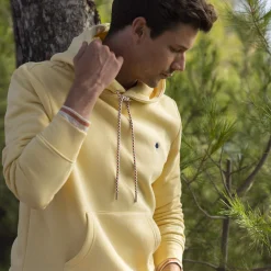 Sweats À Capuche*FAGUO Sweat A Capuche Jaune Clair