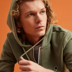 Sweatshirts*FAGUO Sweat A Capuche Kaki