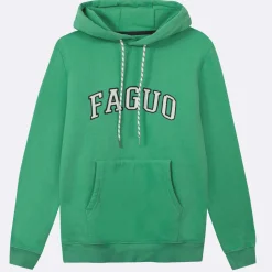Sweats À Capuche*FAGUO Sweat A Capuche Logo Vert Clair
