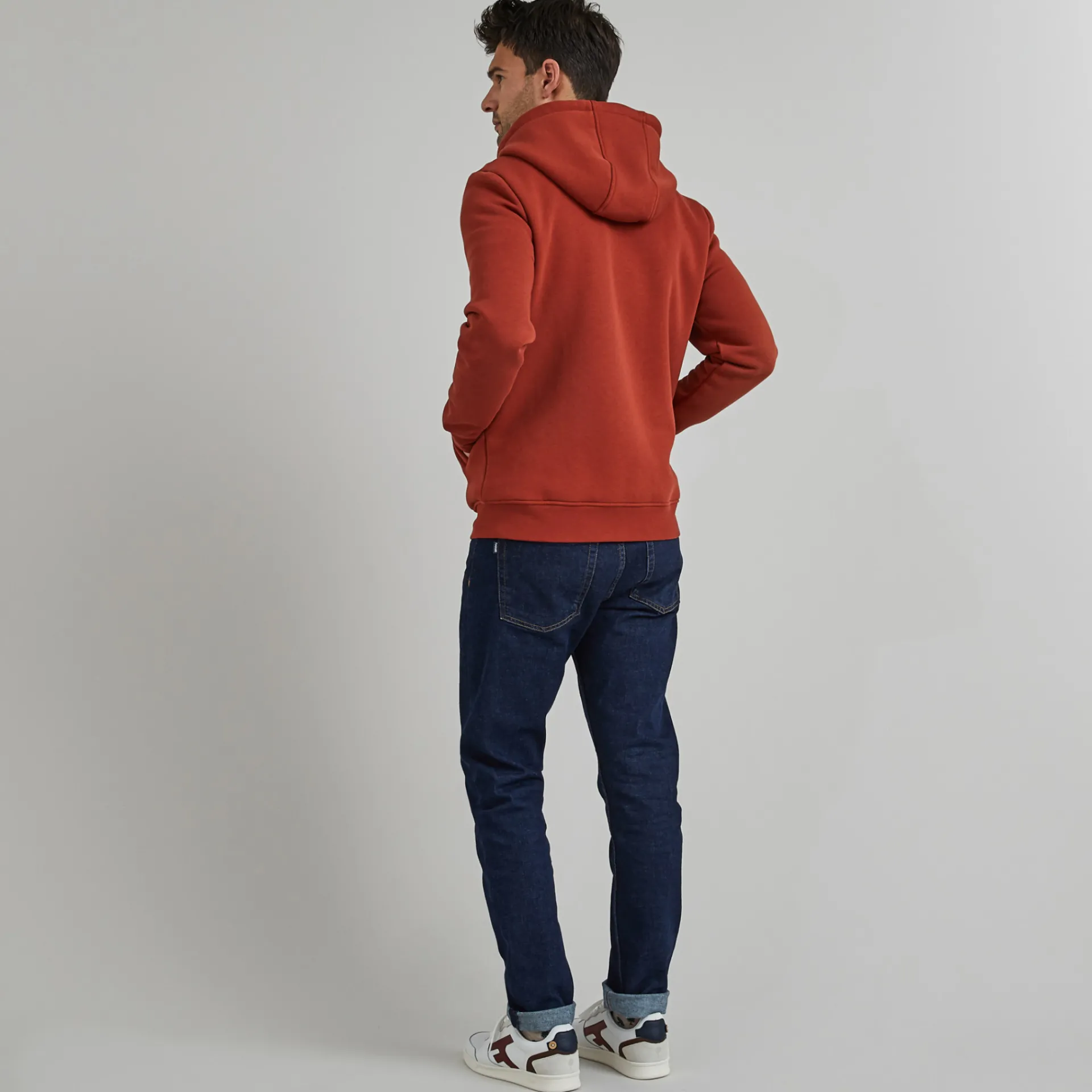 Vêtements*FAGUO Sweat A Capuche Rouge