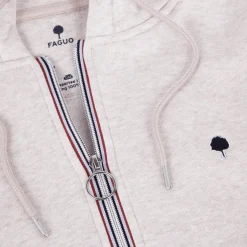 Vêtements*FAGUO Sweat A Capuche Sable