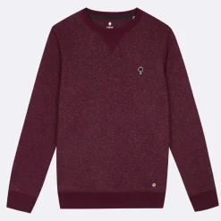 Vêtements*FAGUO Sweat Col Rond Bordeaux