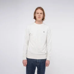 Sweatshirts*FAGUO Sweat Col Rond Ecru