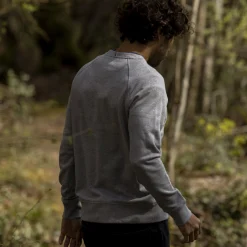 Sweatshirts*FAGUO Sweat Col Rond Gris Chine Velo Club