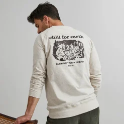 Sweatshirts*FAGUO Sweatshirt Beige