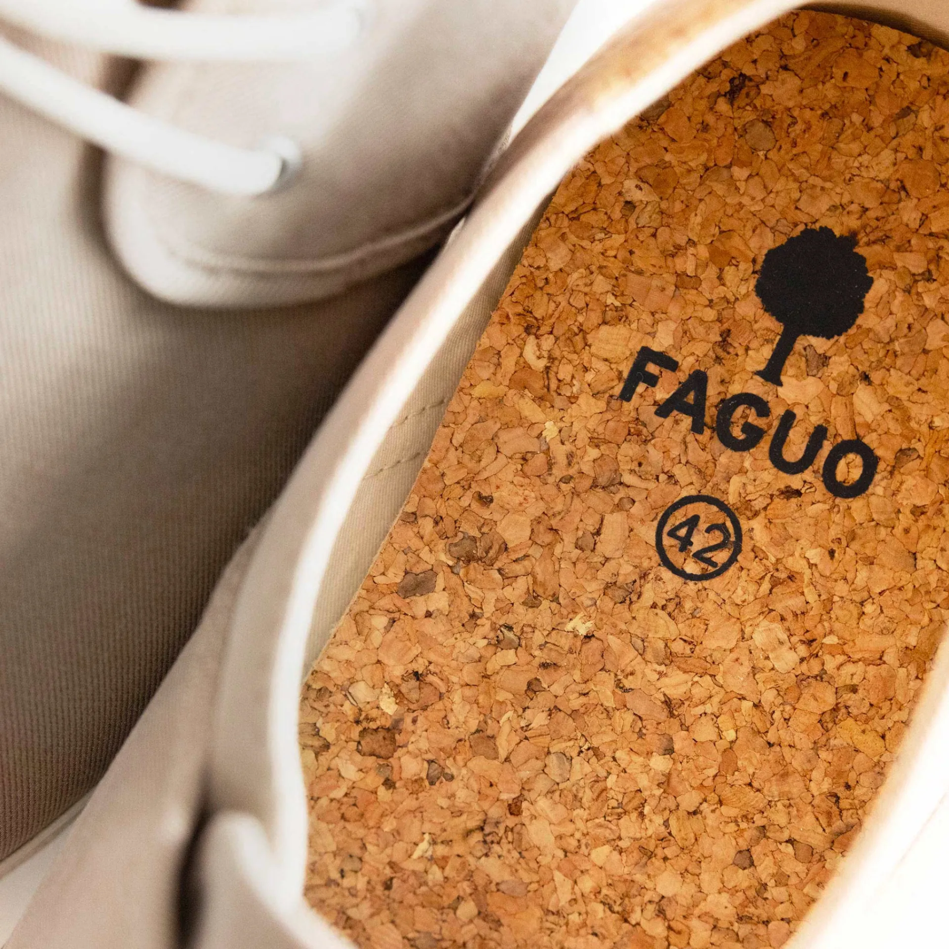 Baskets - Homme*FAGUO Tennis Beige Fonce Vegan