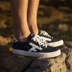 Baskets - Homme*FAGUO Tennis Bleu Marine Vegan