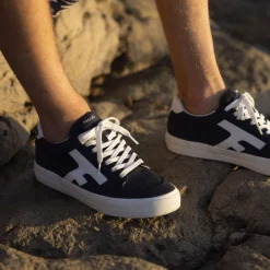 Baskets - Homme*FAGUO Tennis Bleu Marine Vegan