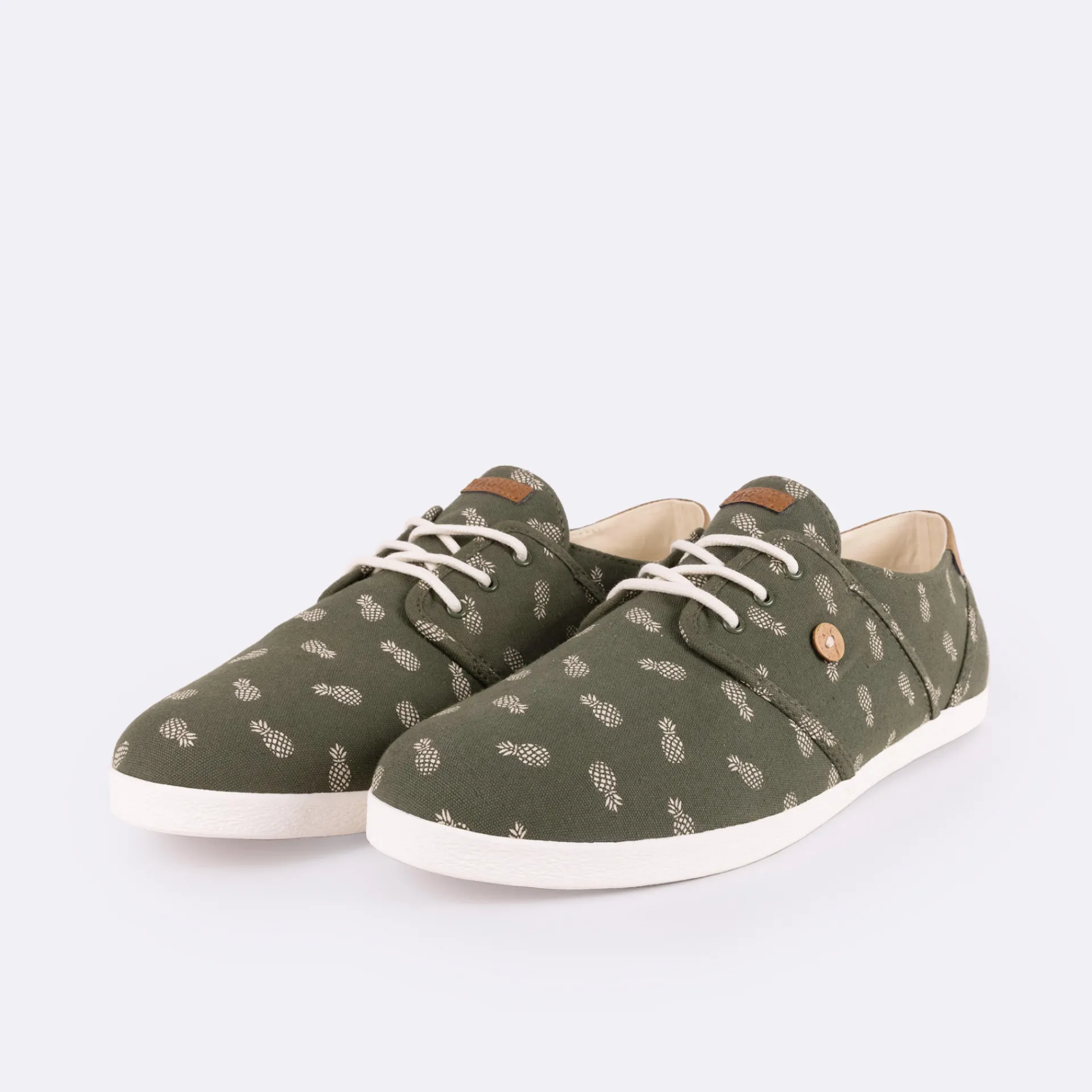 Baskets - Homme*FAGUO Tennis Kaki & Ecrue Vegan