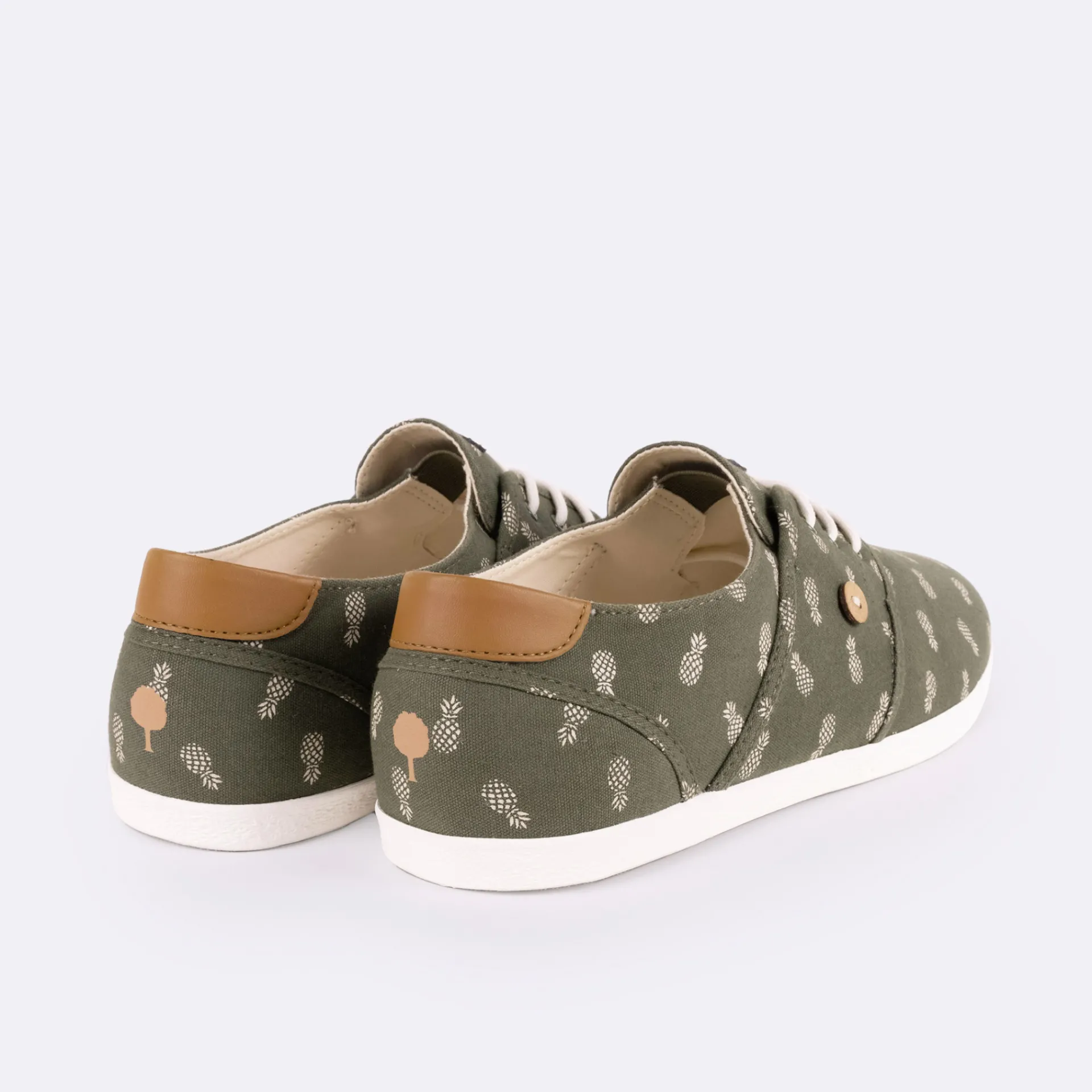 Baskets - Homme*FAGUO Tennis Kaki & Ecrue Vegan
