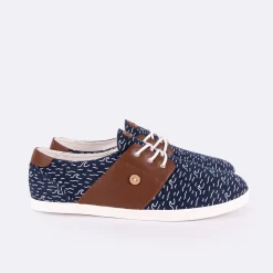 Baskets - Homme*FAGUO Tennis Marine & Camel