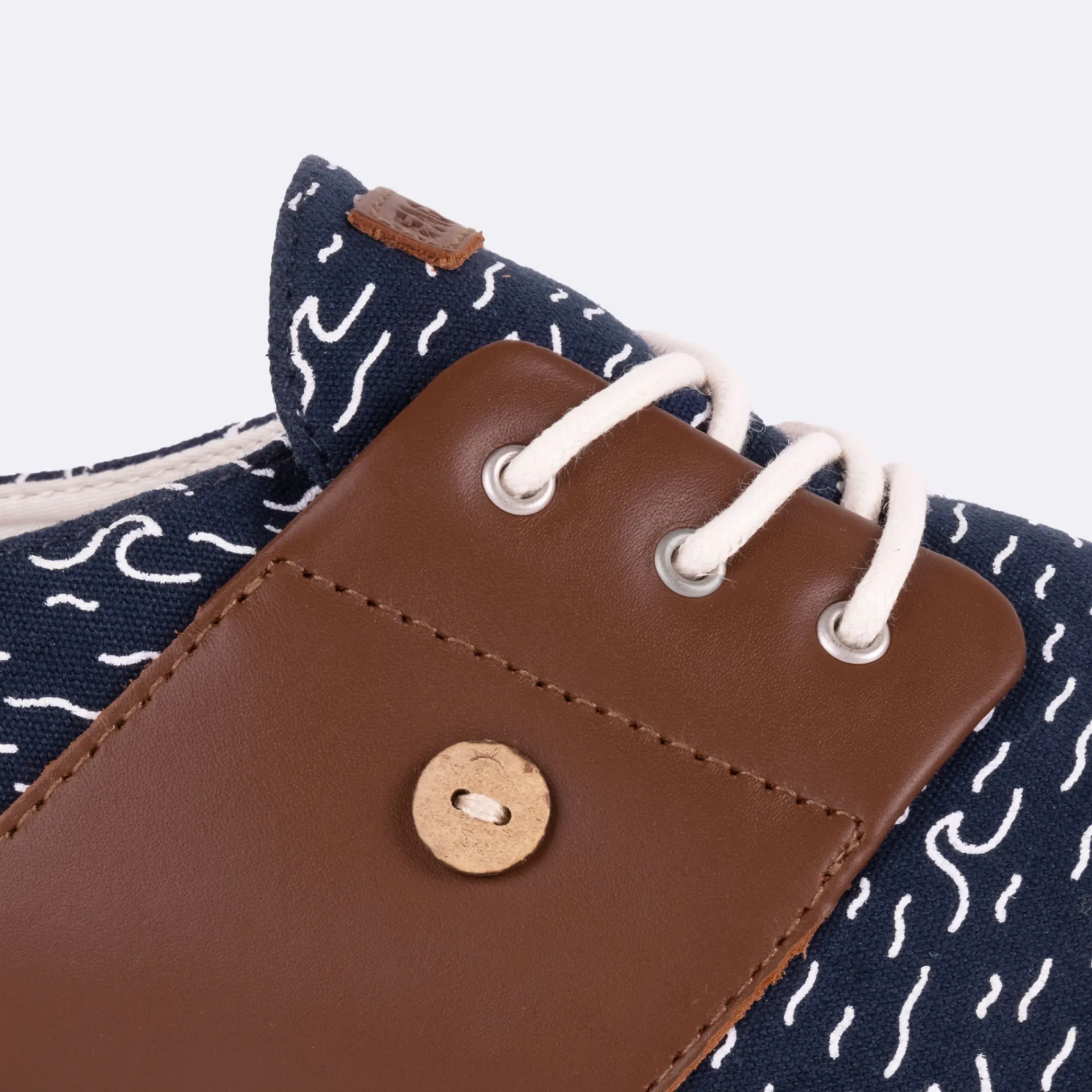 Baskets - Homme*FAGUO Tennis Marine & Camel