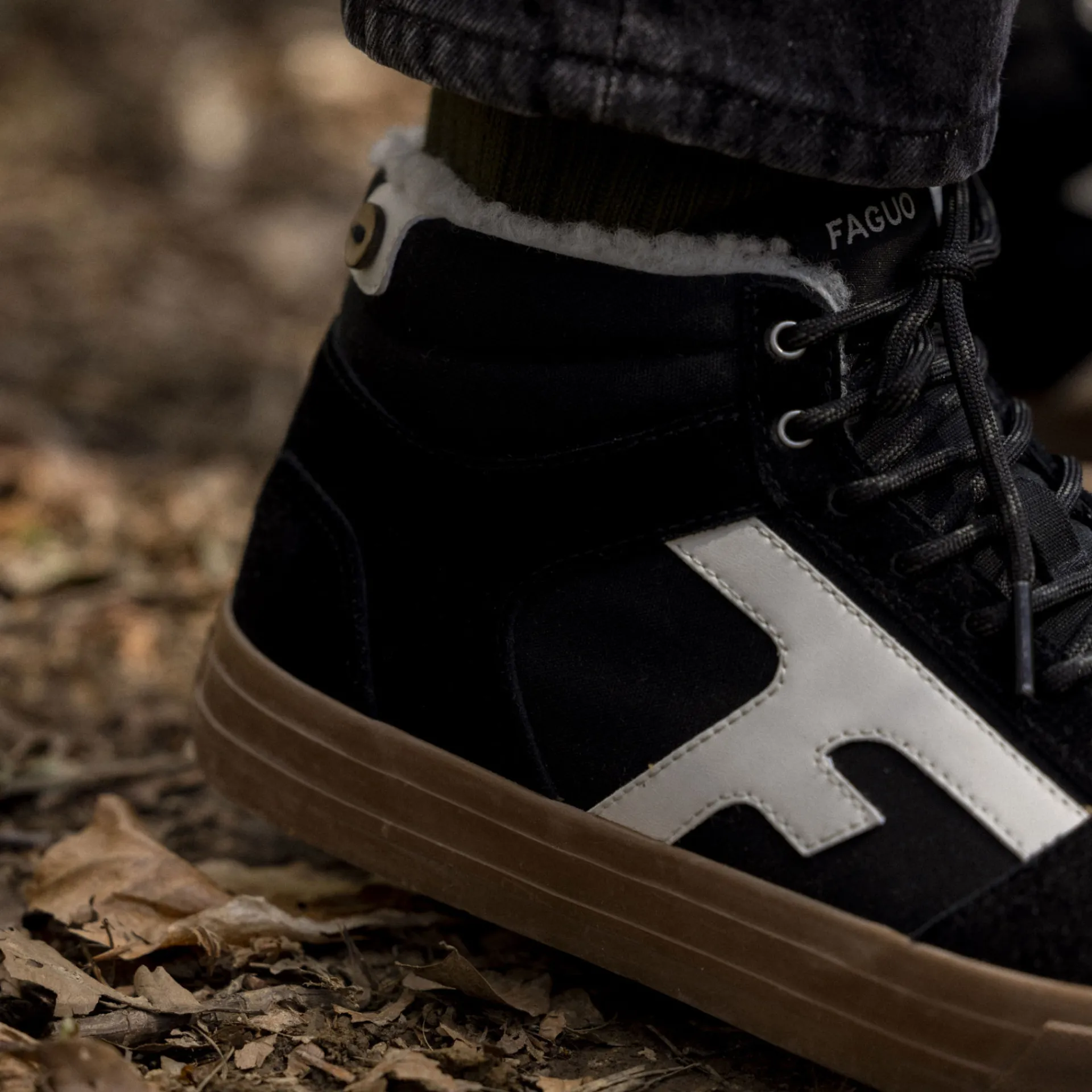 Baskets - Homme*FAGUO Tennis Noir