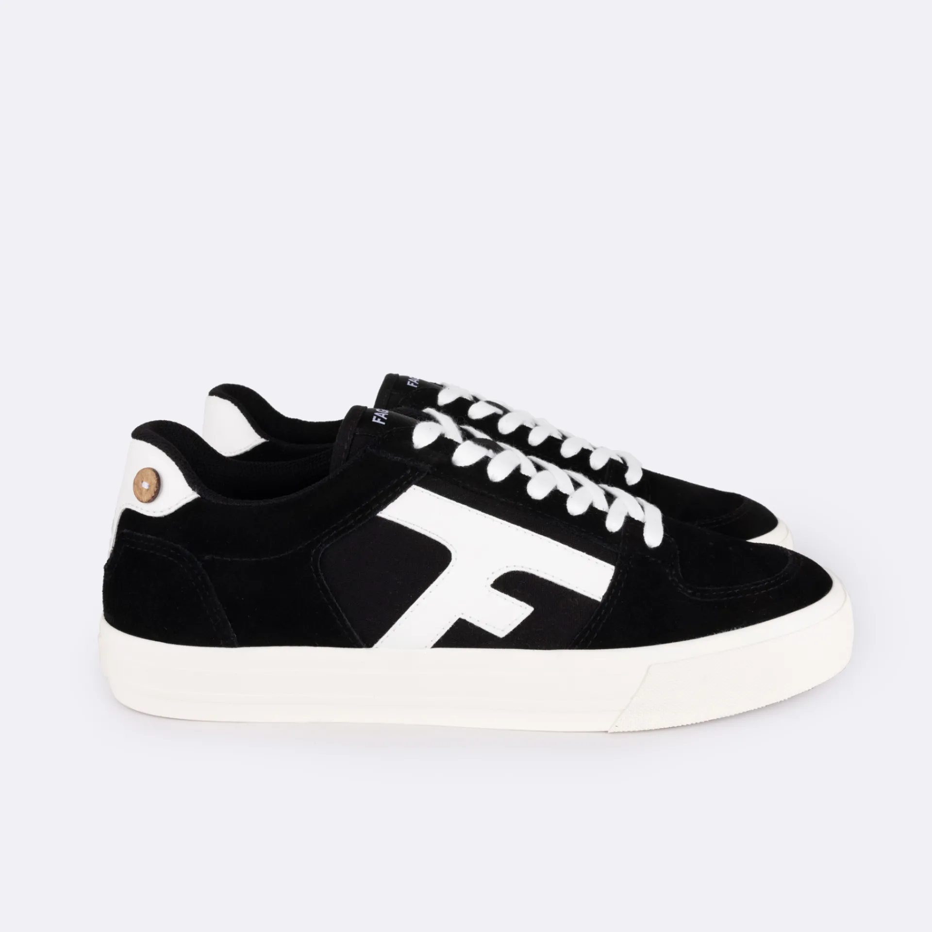 Baskets - Homme*FAGUO Tennis Noire & Blanche