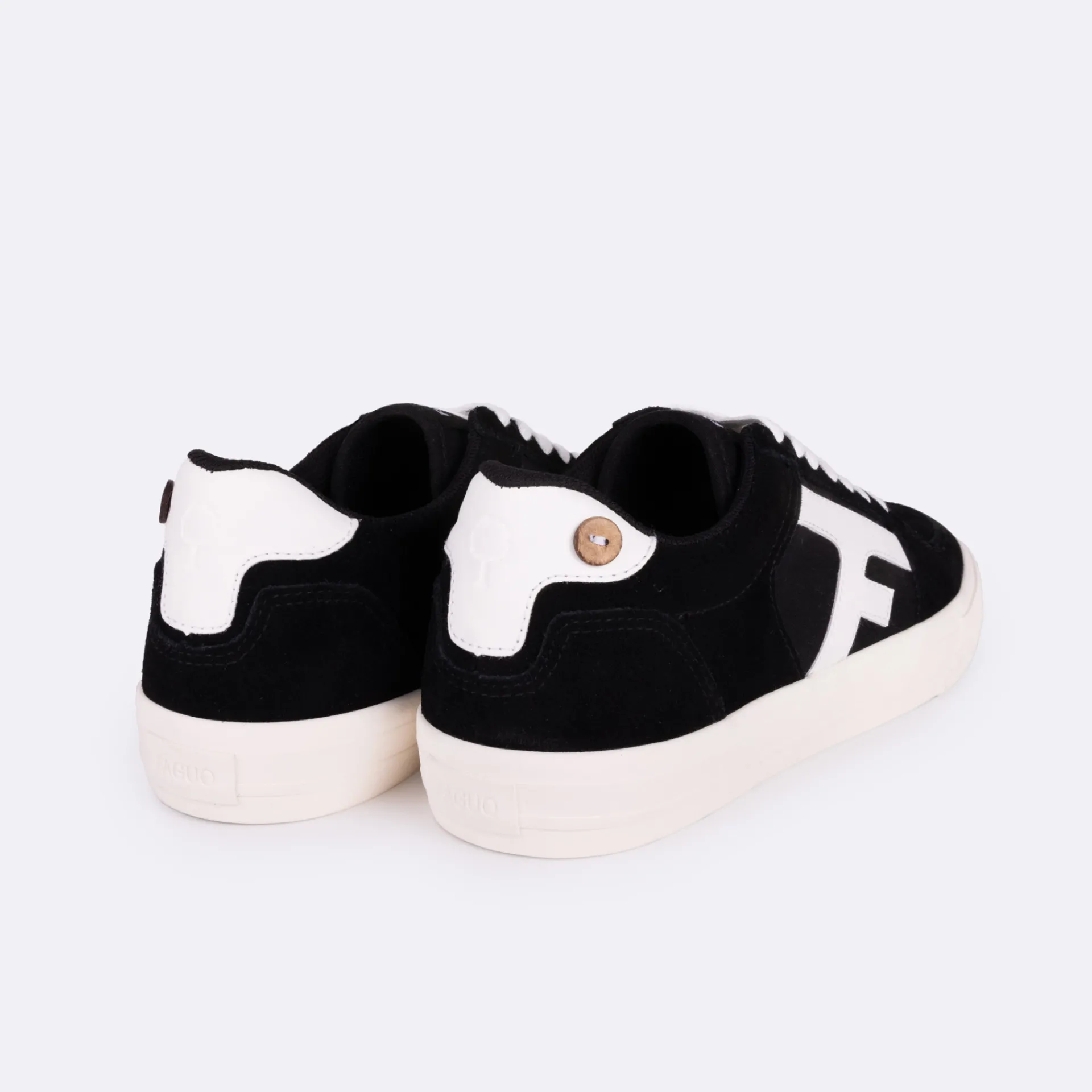 Baskets - Homme*FAGUO Tennis Noire & Blanche