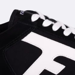 Baskets - Homme*FAGUO Tennis Noire & Blanche