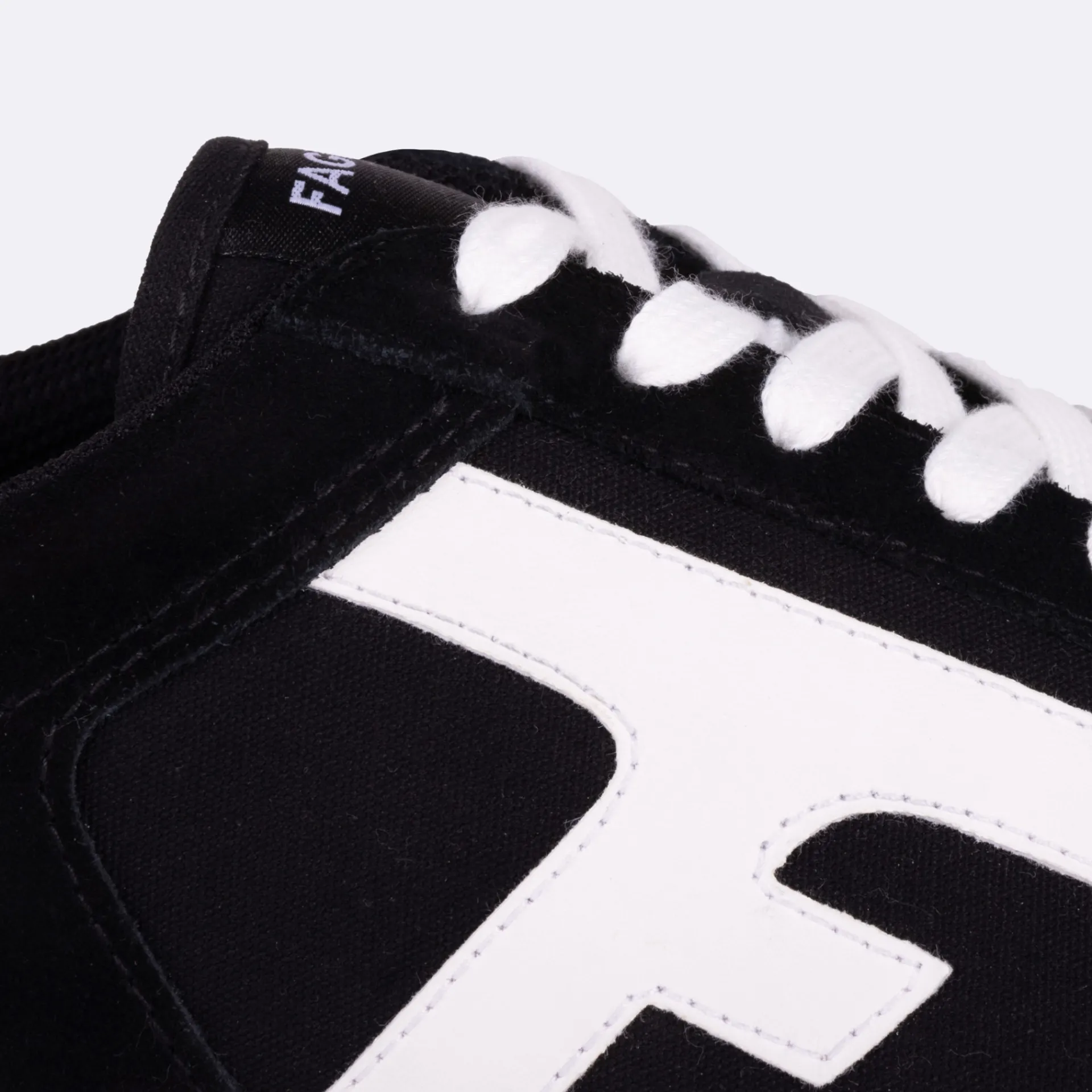 Baskets - Homme*FAGUO Tennis Noire & Blanche