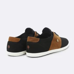 Baskets - Homme*FAGUO Tennis Noire & Camel
