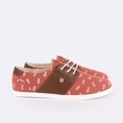 Baskets - Homme*FAGUO Tennis Terracotta & Camel