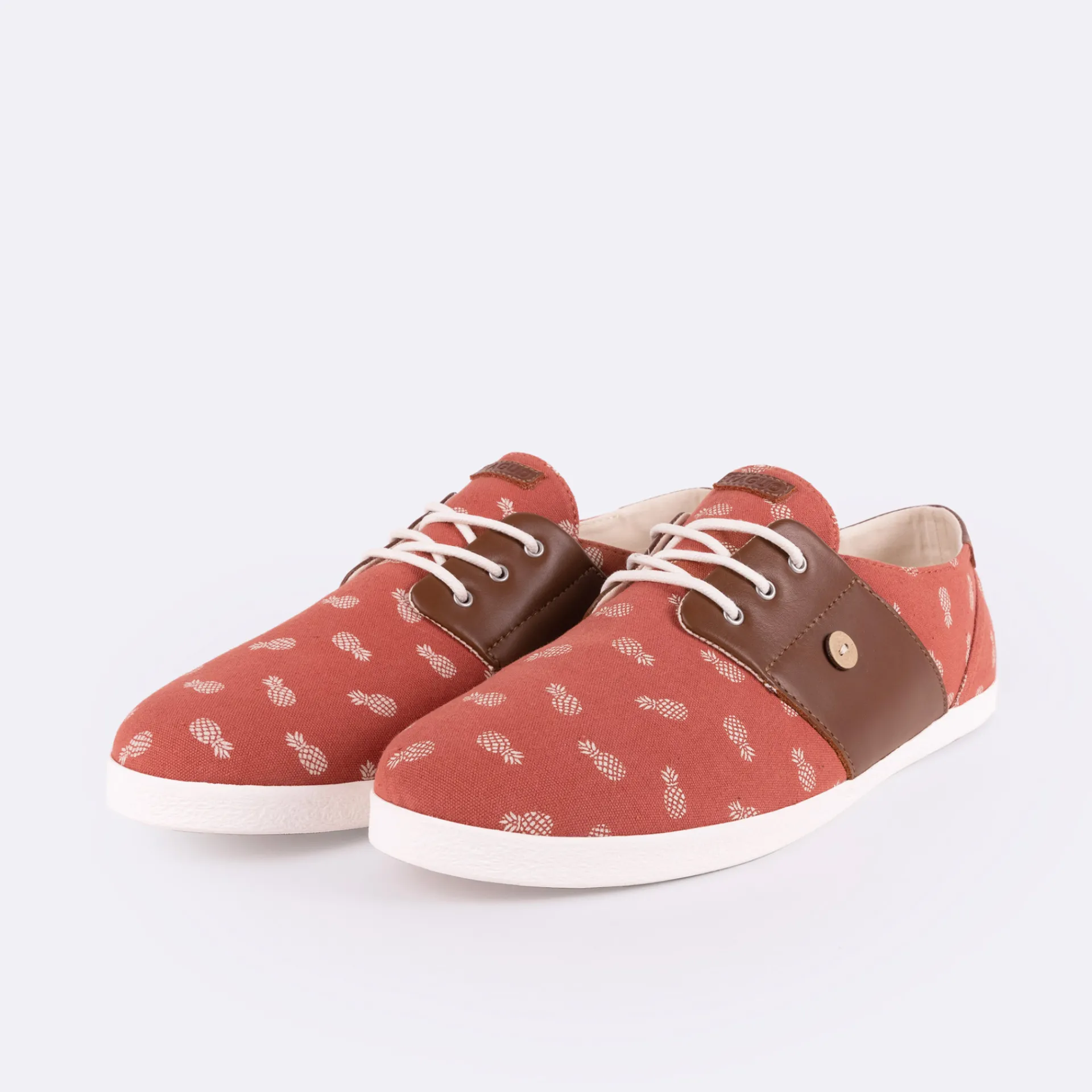 Baskets - Homme*FAGUO Tennis Terracotta & Camel