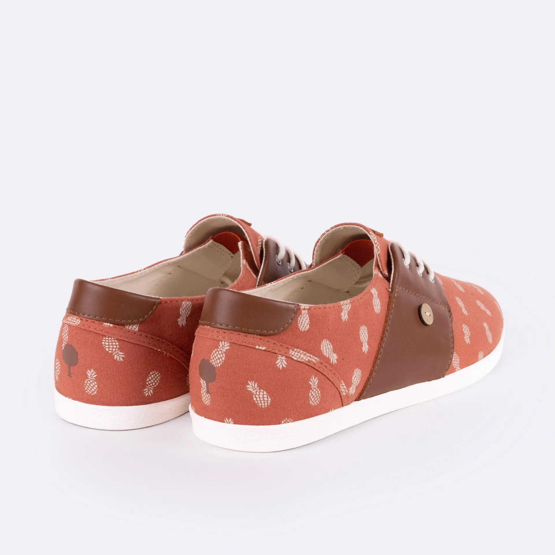 Baskets - Homme*FAGUO Tennis Terracotta & Camel