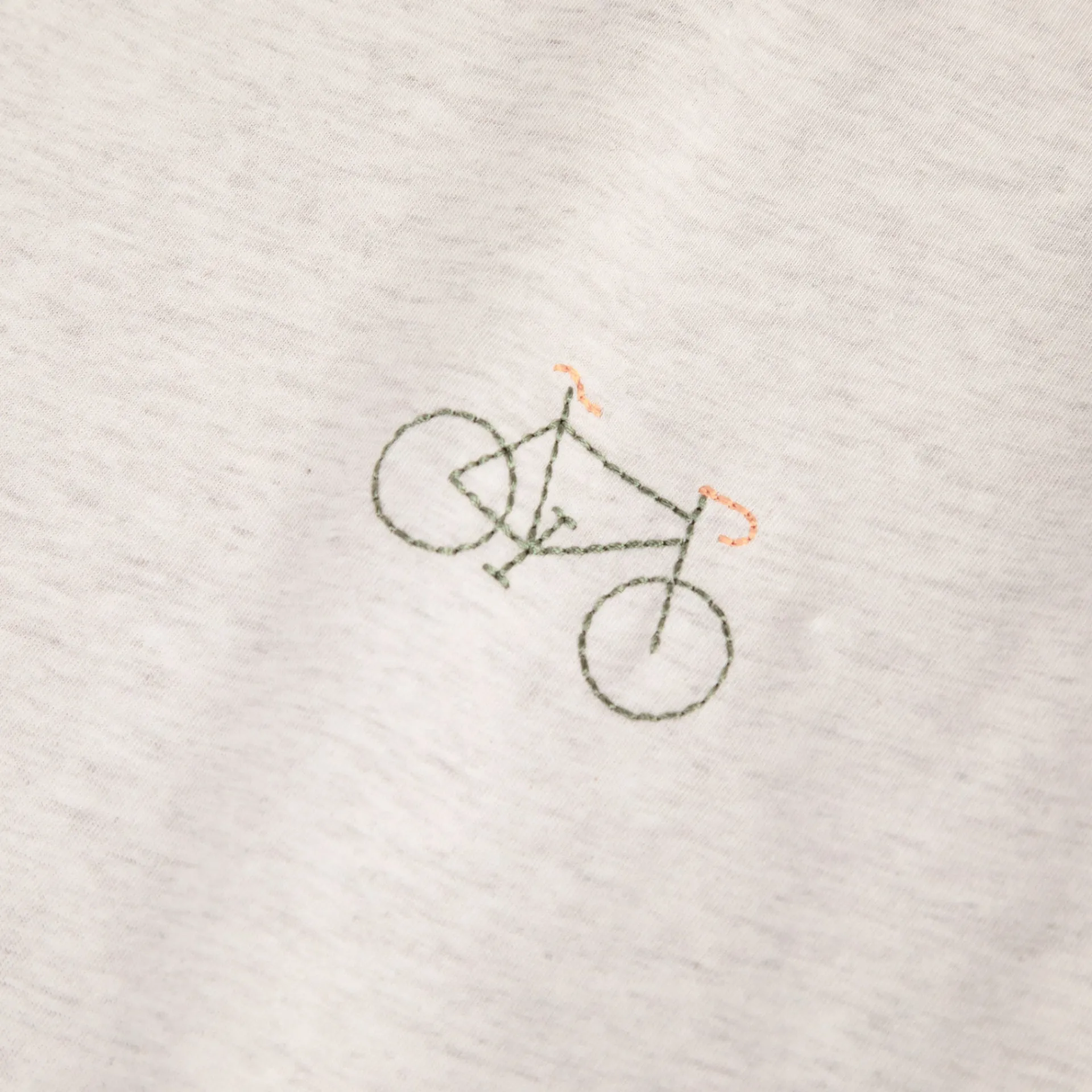 T-Shirts*FAGUO T-Shirt Col Rond Beige Velo