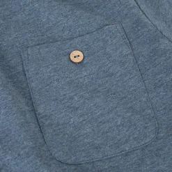 T-Shirts*FAGUO T-Shirt Col Rond Bleu Chine